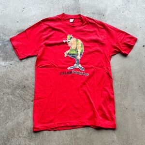 Vintage Italian Peeping Tom T Shirt 70s Single Stitch USA